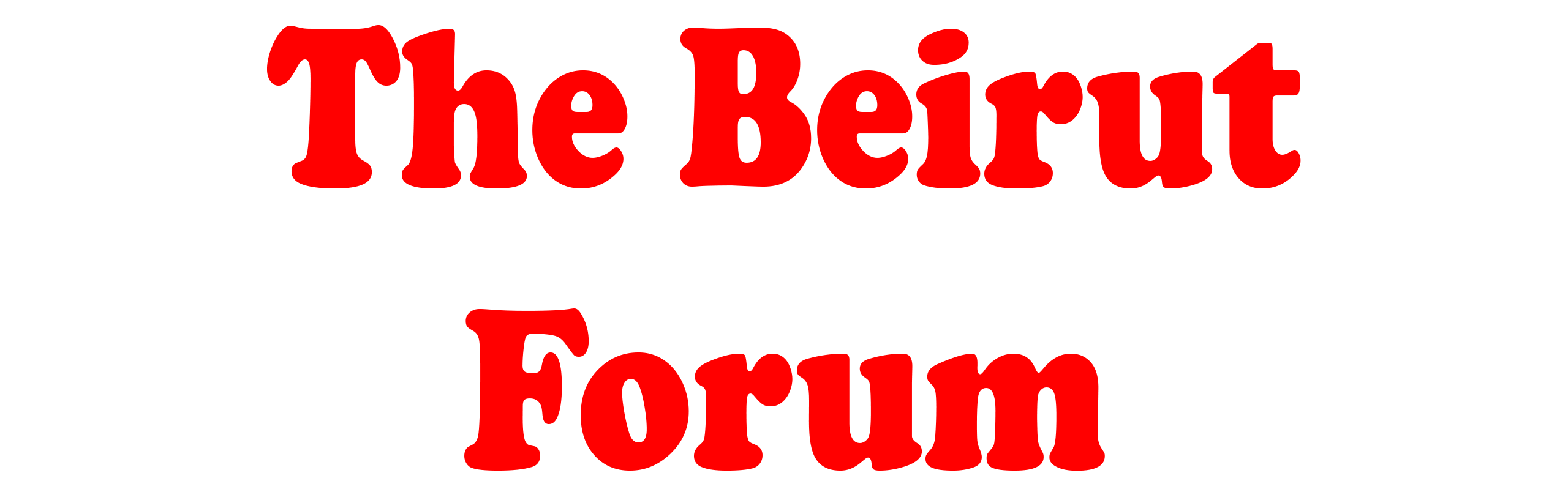 The Beirut Forum